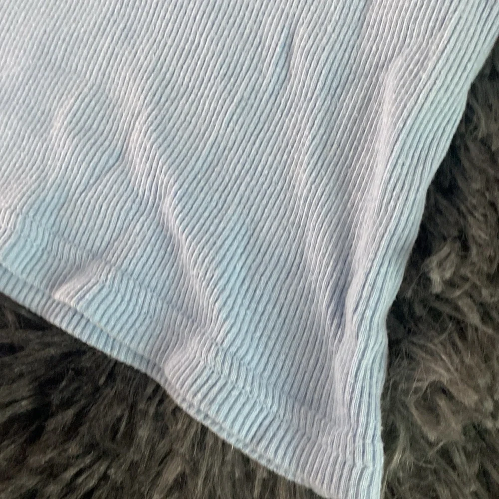 Baby blue ribbed tank top - Picture 14 of 16
